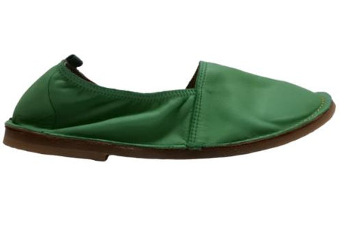 【KOBE DADA CAM-2 グリーン】本革国産コンフォートスリッポン